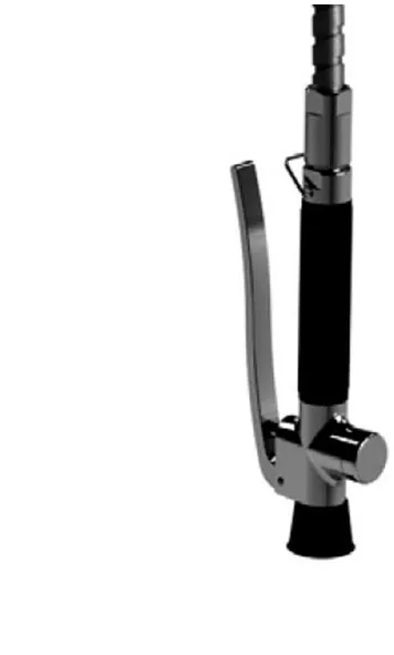 Ducha de mano Kriss para mezclador de cocina industrial Euroclean simple 1/2rg