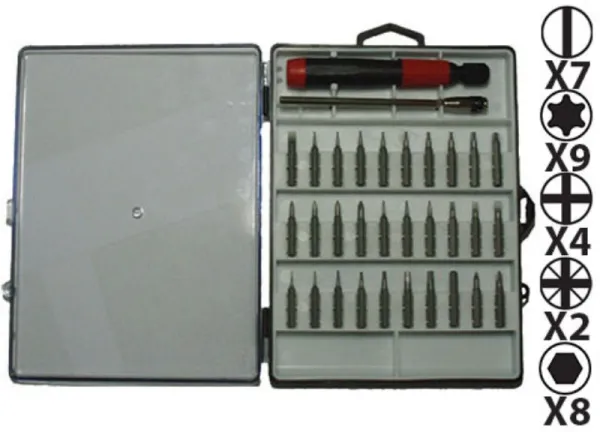 Juego de destornilladores de joyero BATO 30 piezas