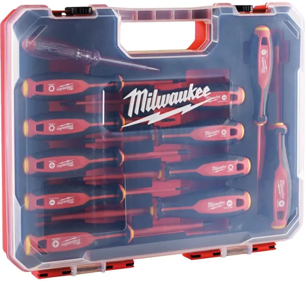 Juego de destornilladores Milwaukee VDE con 12 piezas